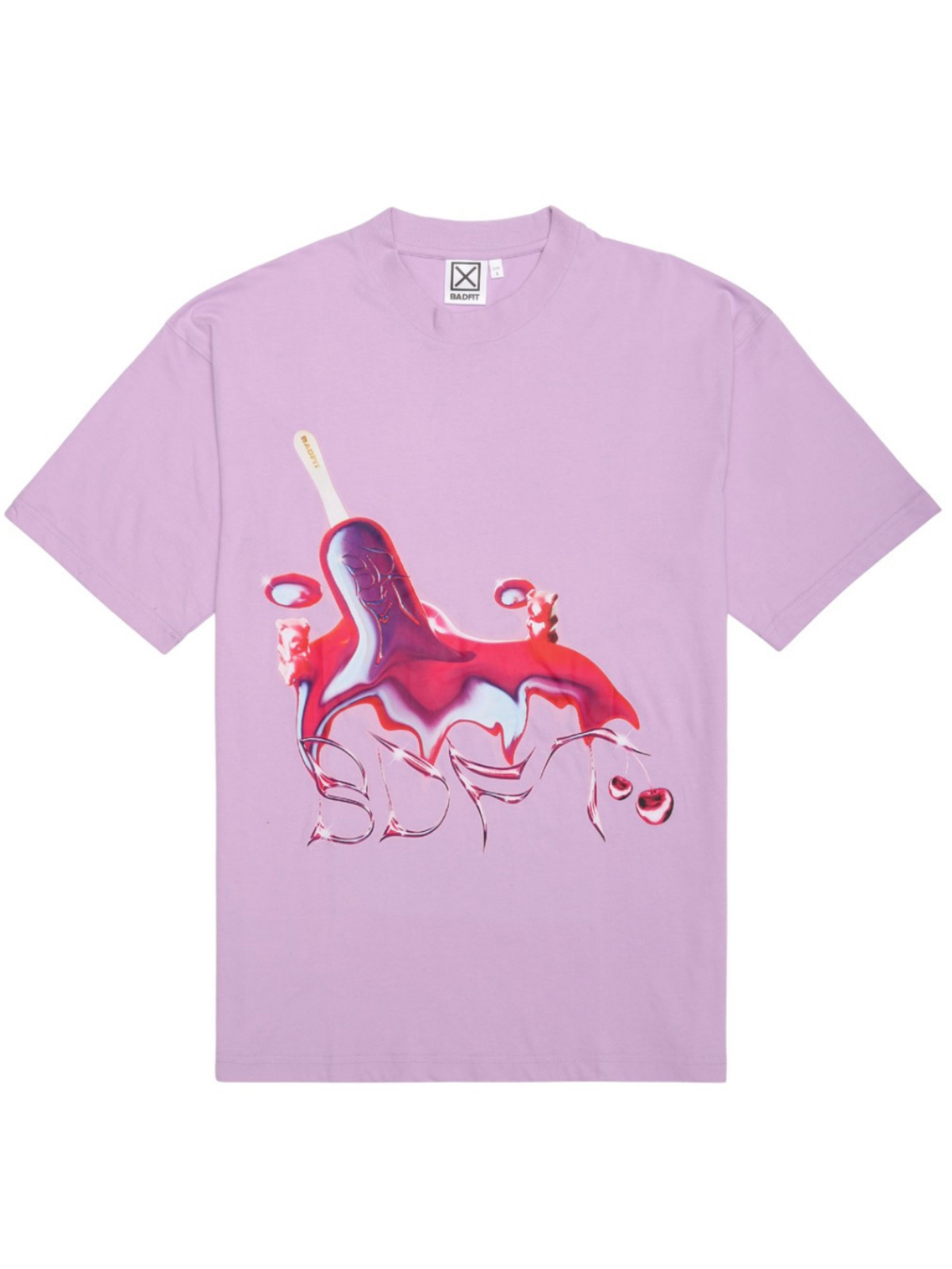 ICE LOLLY T SHIRT PASTEL PURPLE