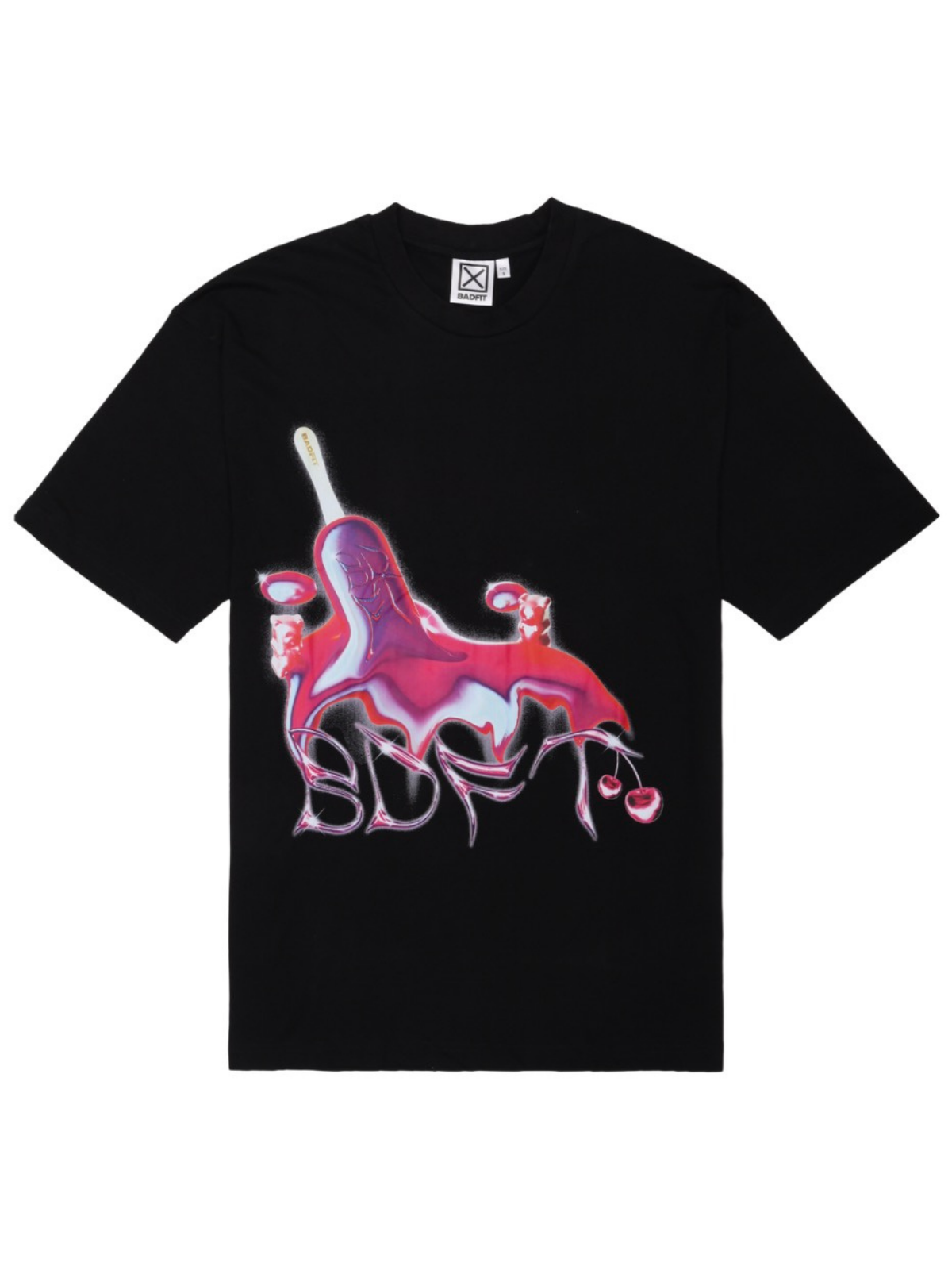 ICE LOLLY T SHIRT BLACK