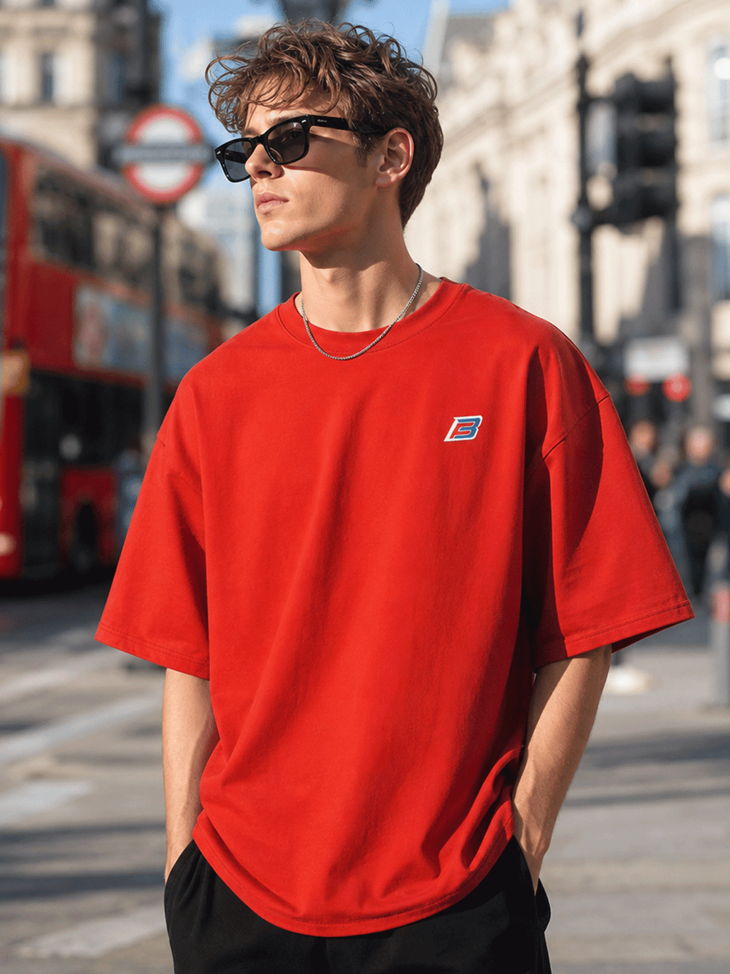 RED WAVE T SHIRT