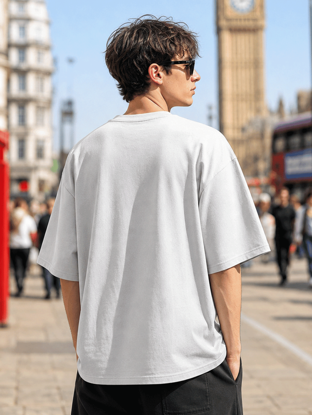 SPACED OUT T SHIRT GREY