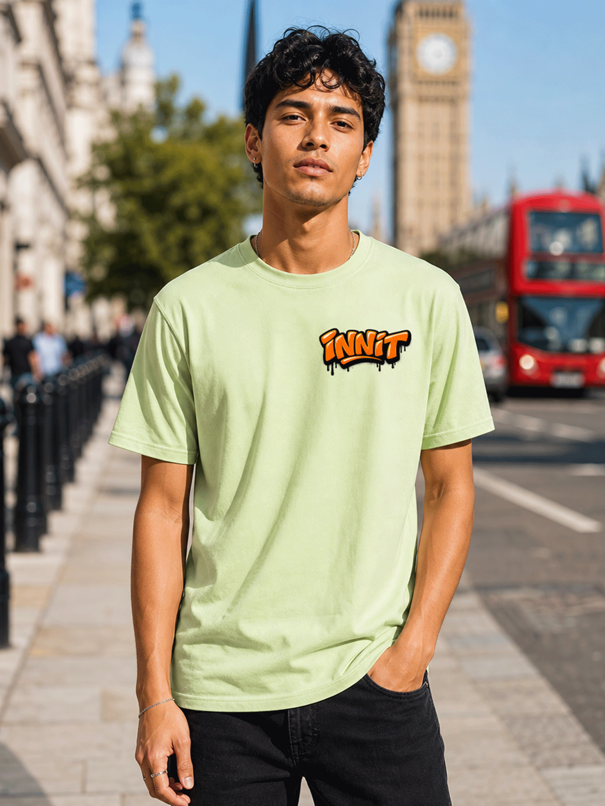 GREEN INNIT T SHIRT