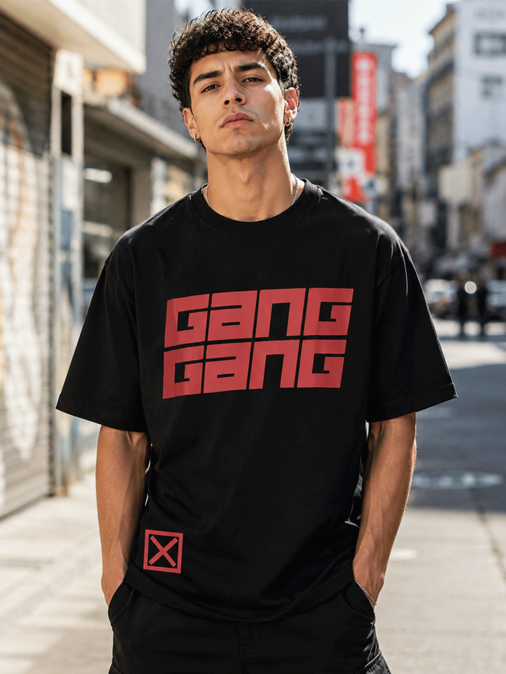 RED GANG GANG T SHIRT