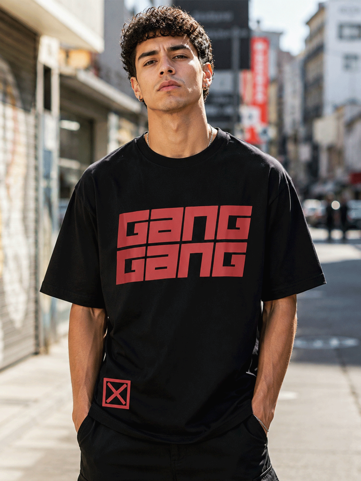 RED GANG GANG T SHIRT