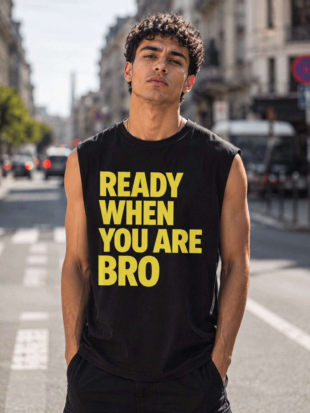 READY TANK TOP DESIGNED BY BADSHAH