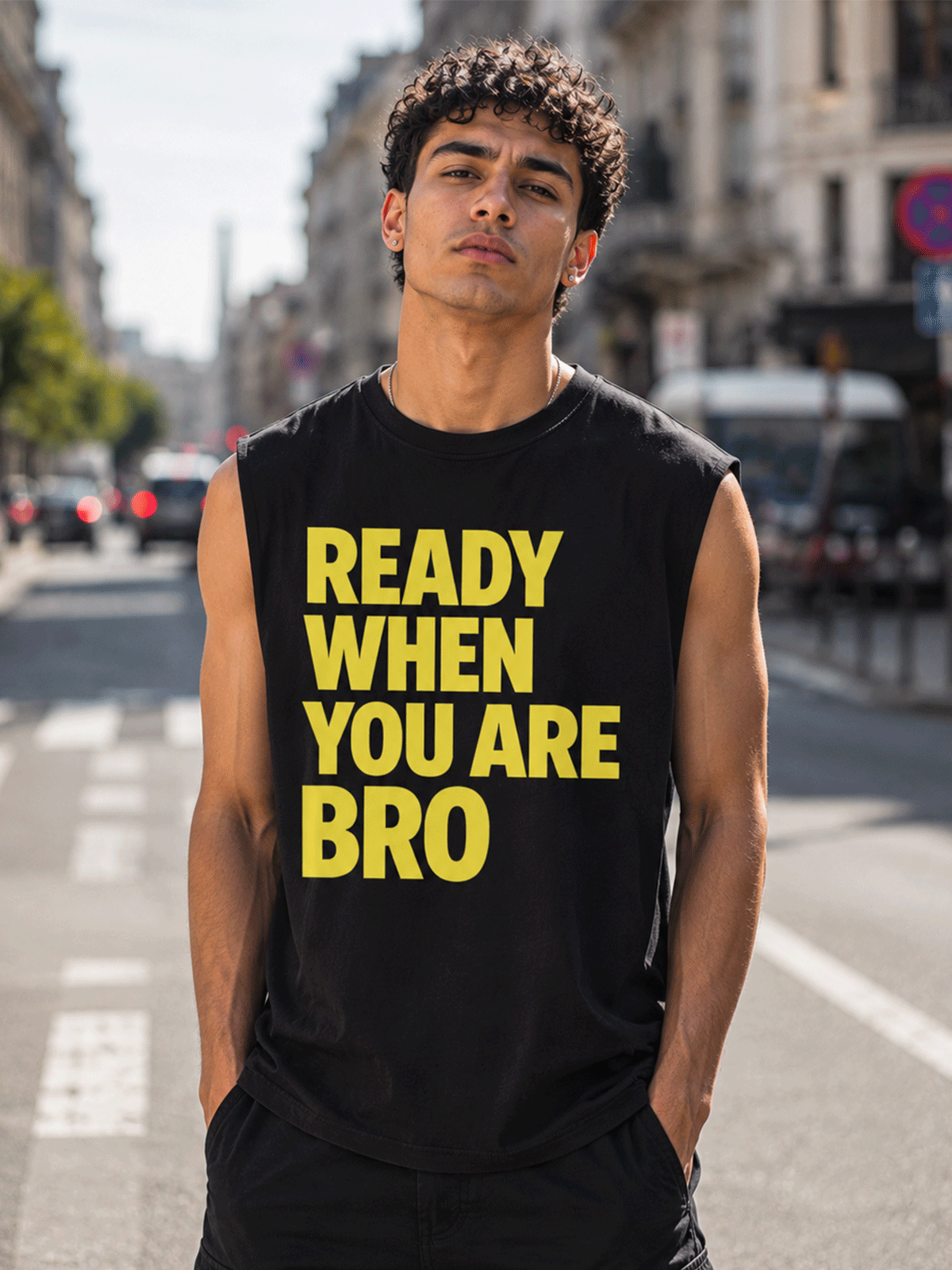 READY TANK TOP DESIGNED BY BADSHAH