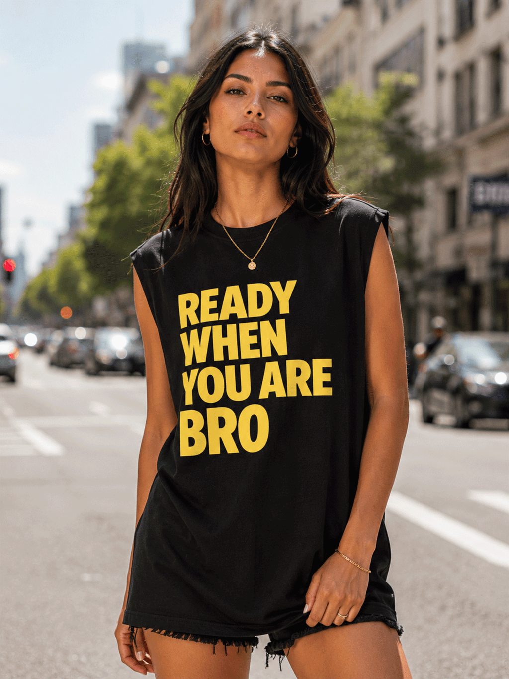 READY TANK TOP DESIGNED BY BADSHAH
