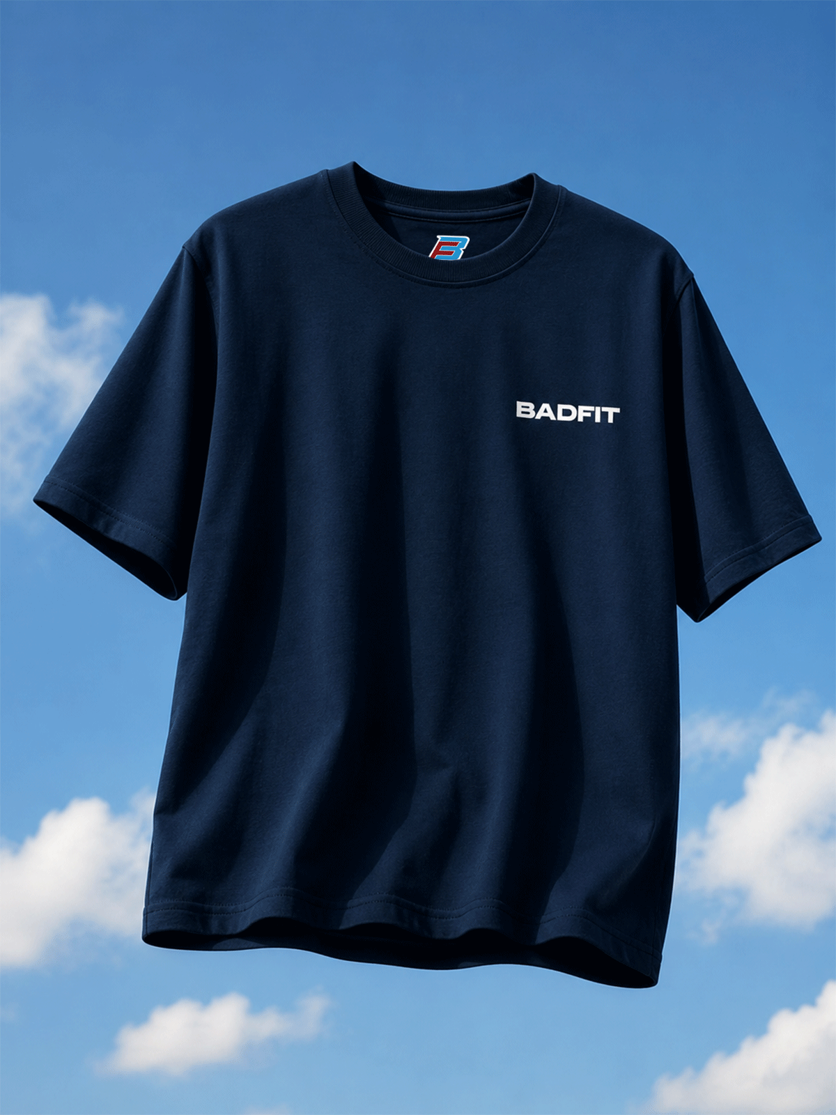NAVY BLUE BASIC T SHIRT