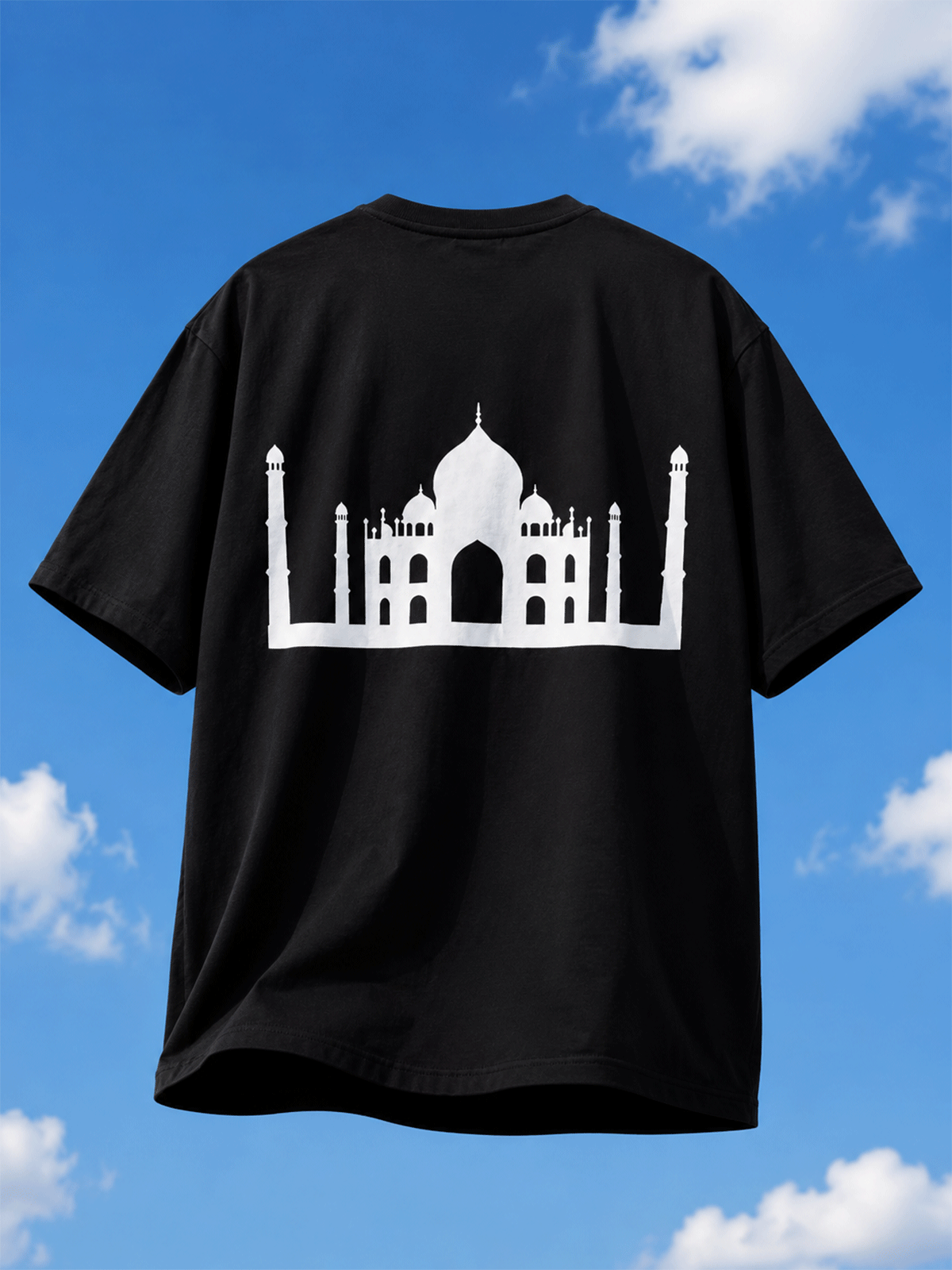 TAJ MAHAL BLACK T SHIRT