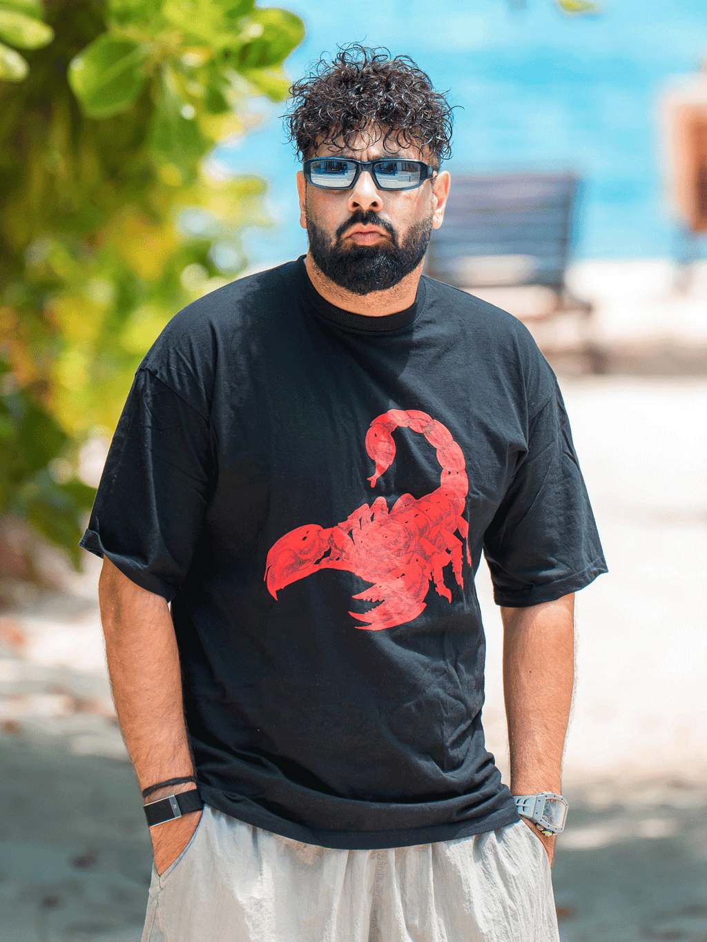 THE SCORPION T SHIRT - BLACK