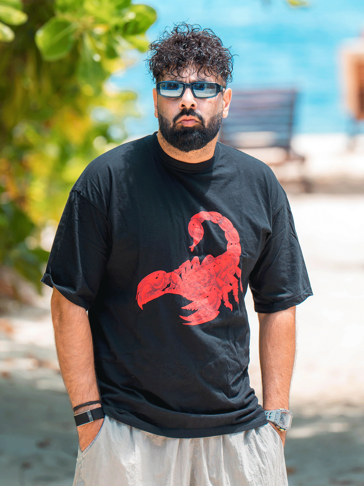 THE SCORPION T SHIRT - BLACK