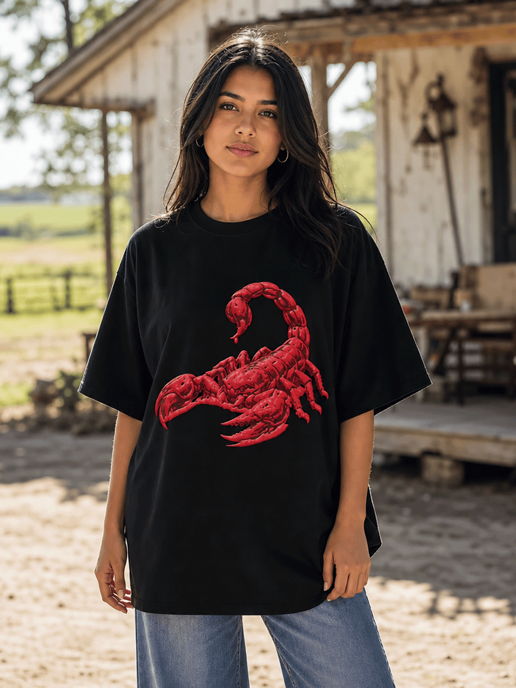 THE SCORPION T SHIRT - BLACK
