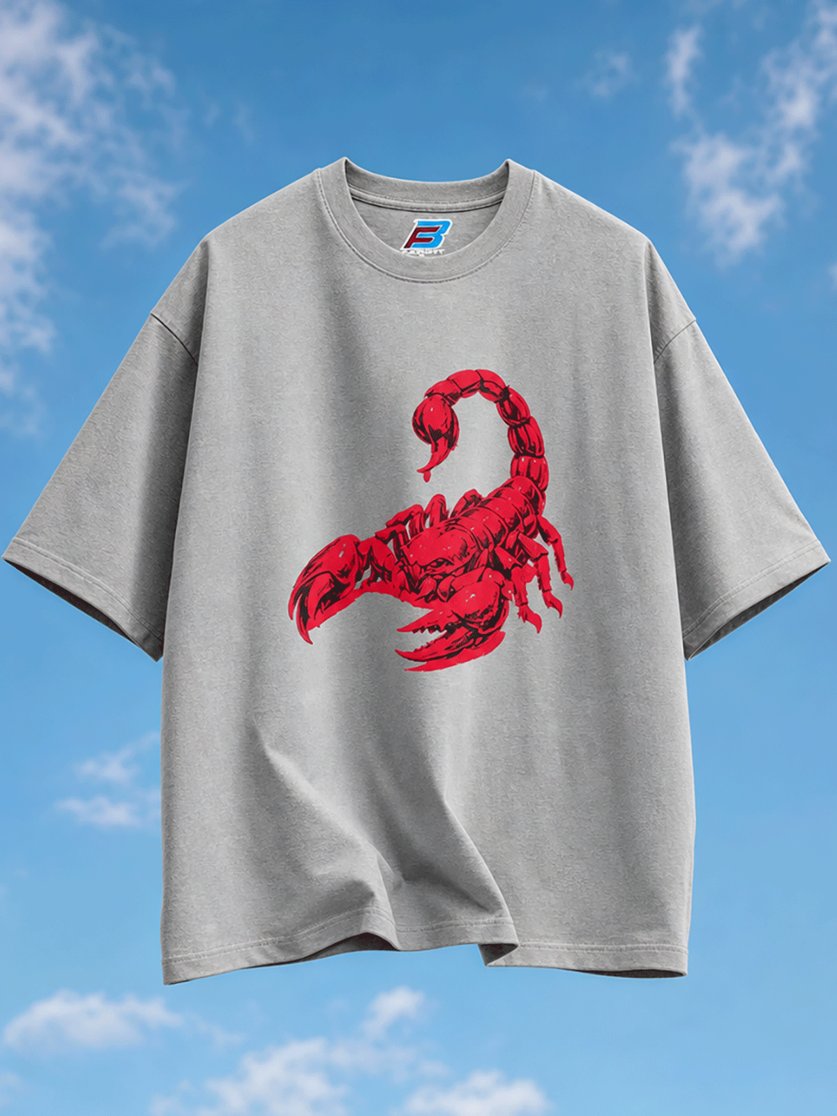 THE SCORPION T SHIRT - GREY