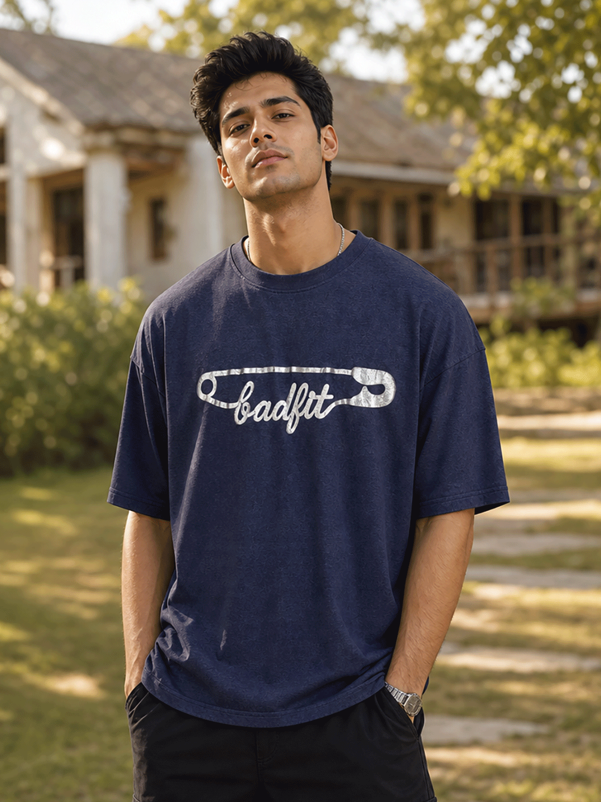 SAFETY PIN T SHIRT