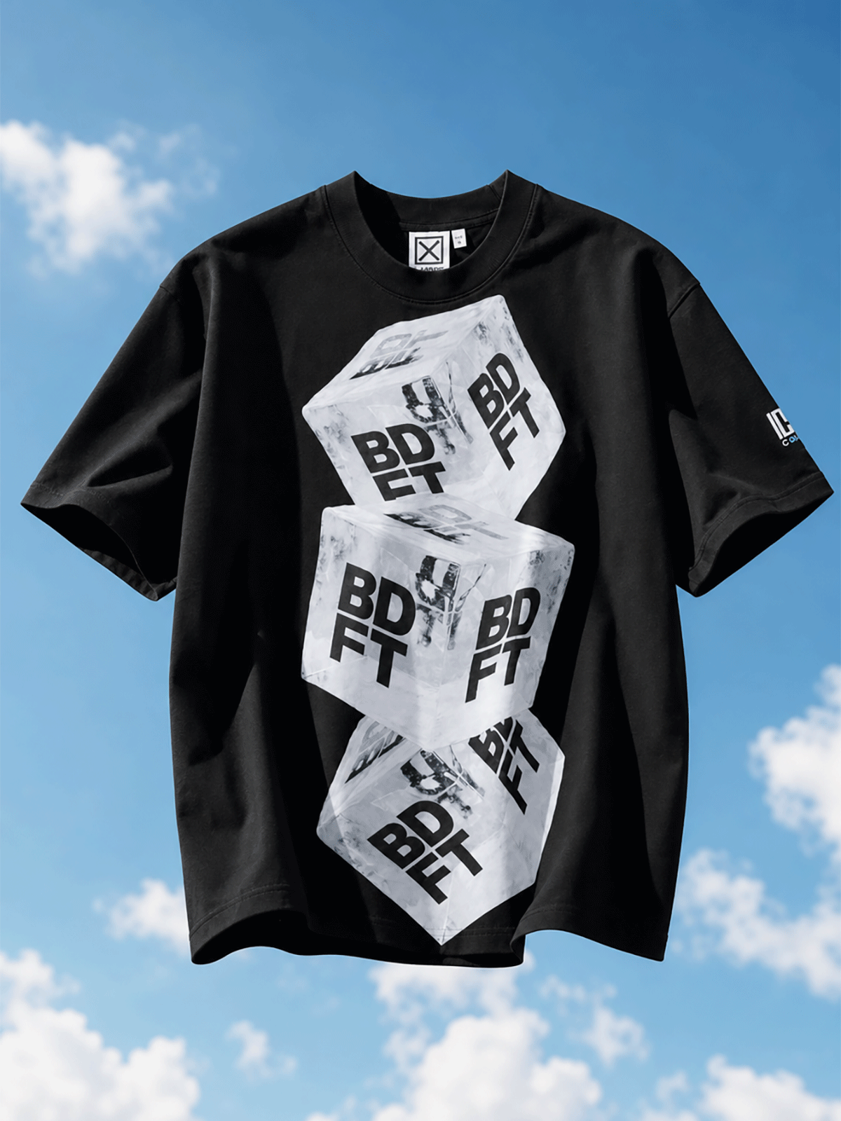 BLACK ICE CUBE T SHIRT