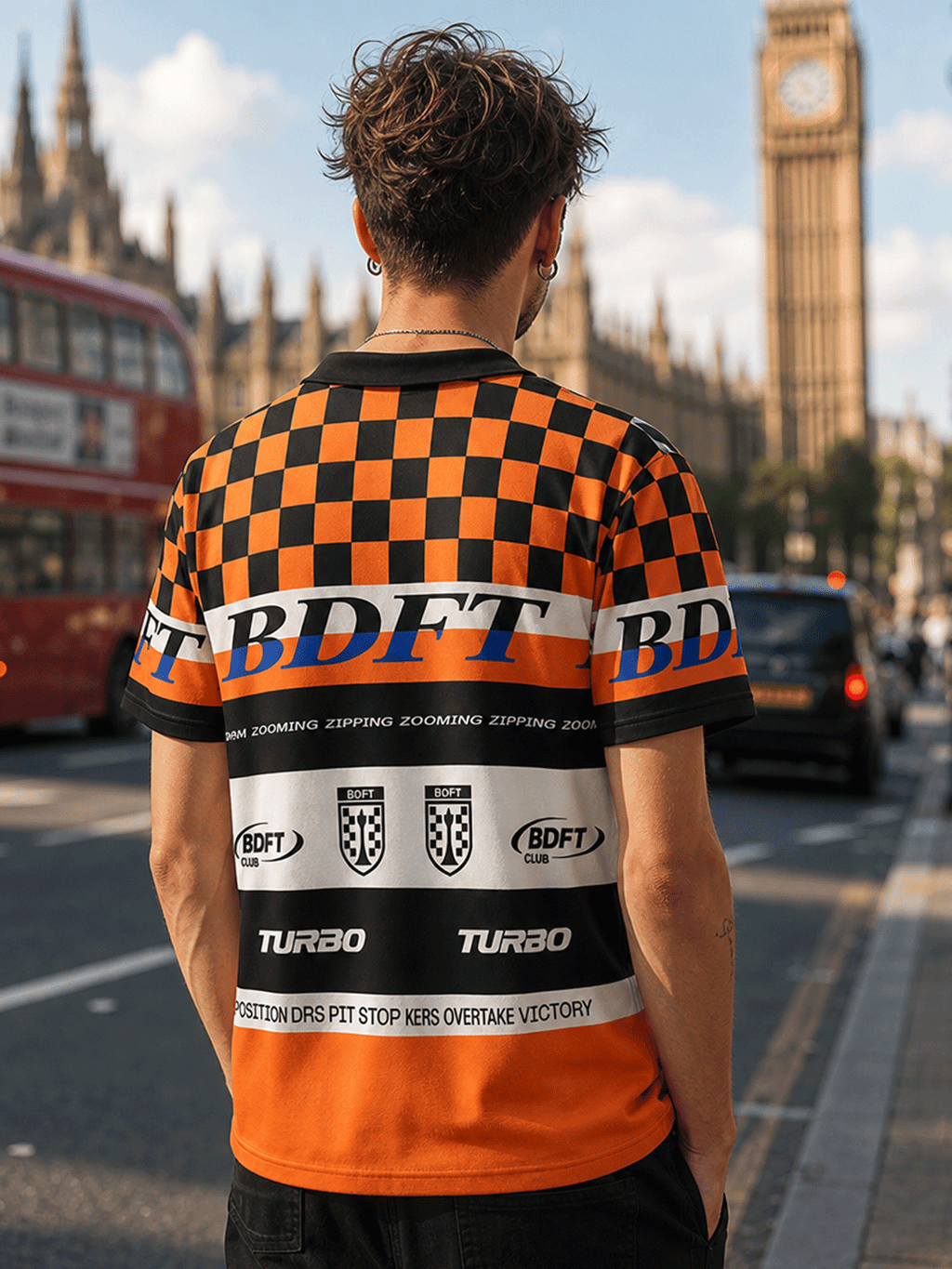 ORANGE TURBO SHIRT