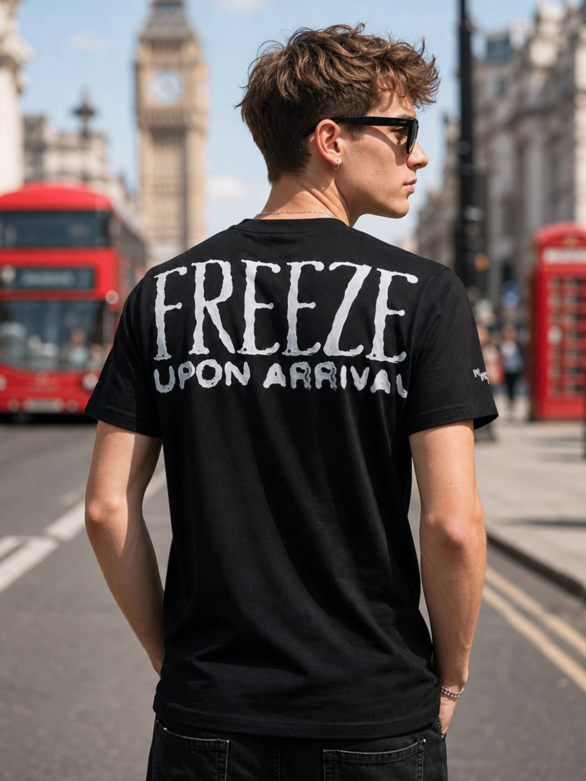 BLACK ICE CUBE T SHIRT
