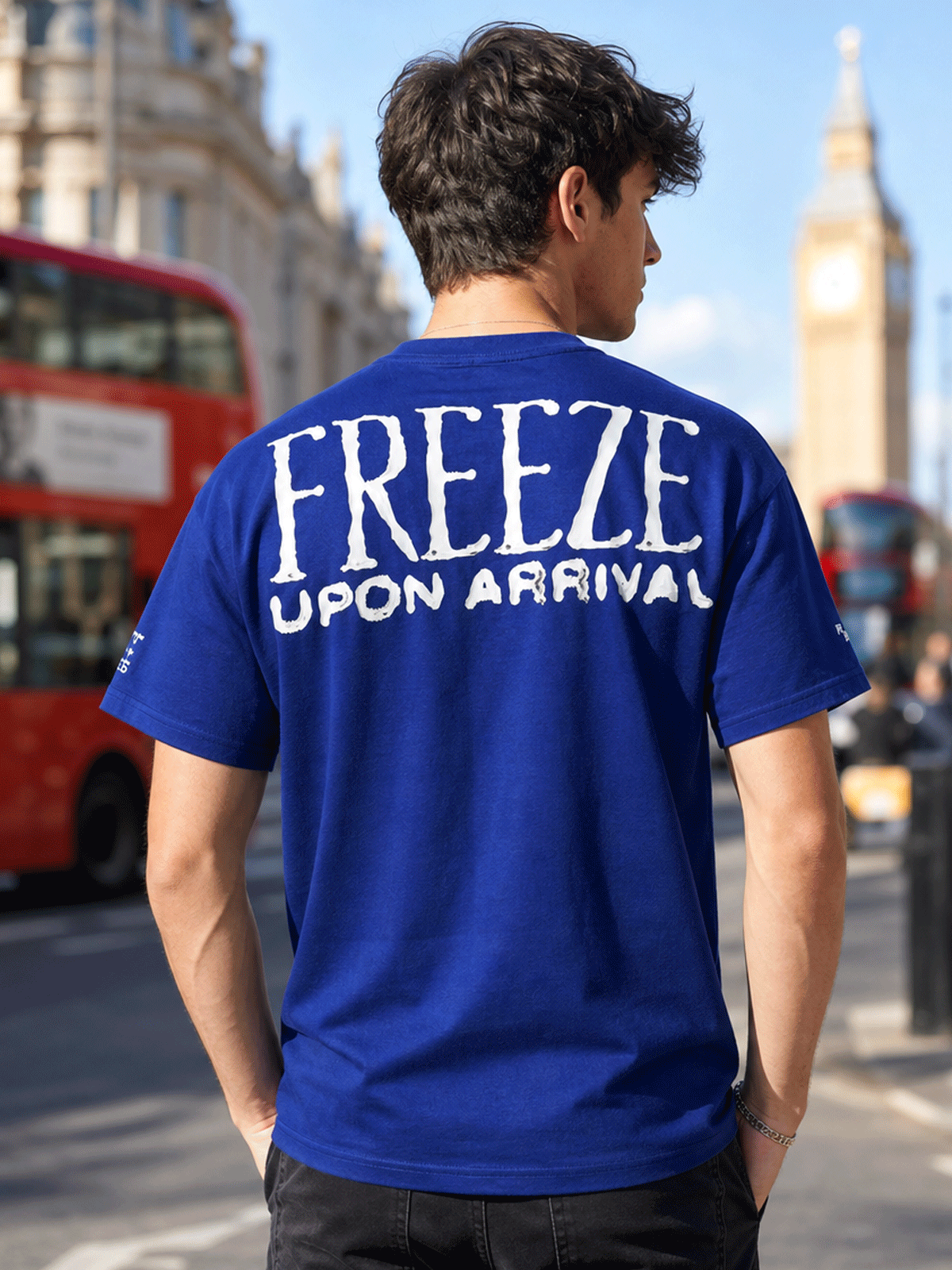 BLUE ICE CUBE T SHIRT
