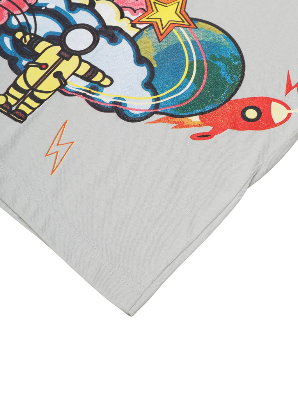 SPACED OUT T SHIRT GREY