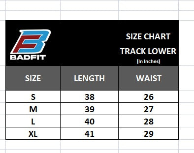 BADFIT TRACK LOWER