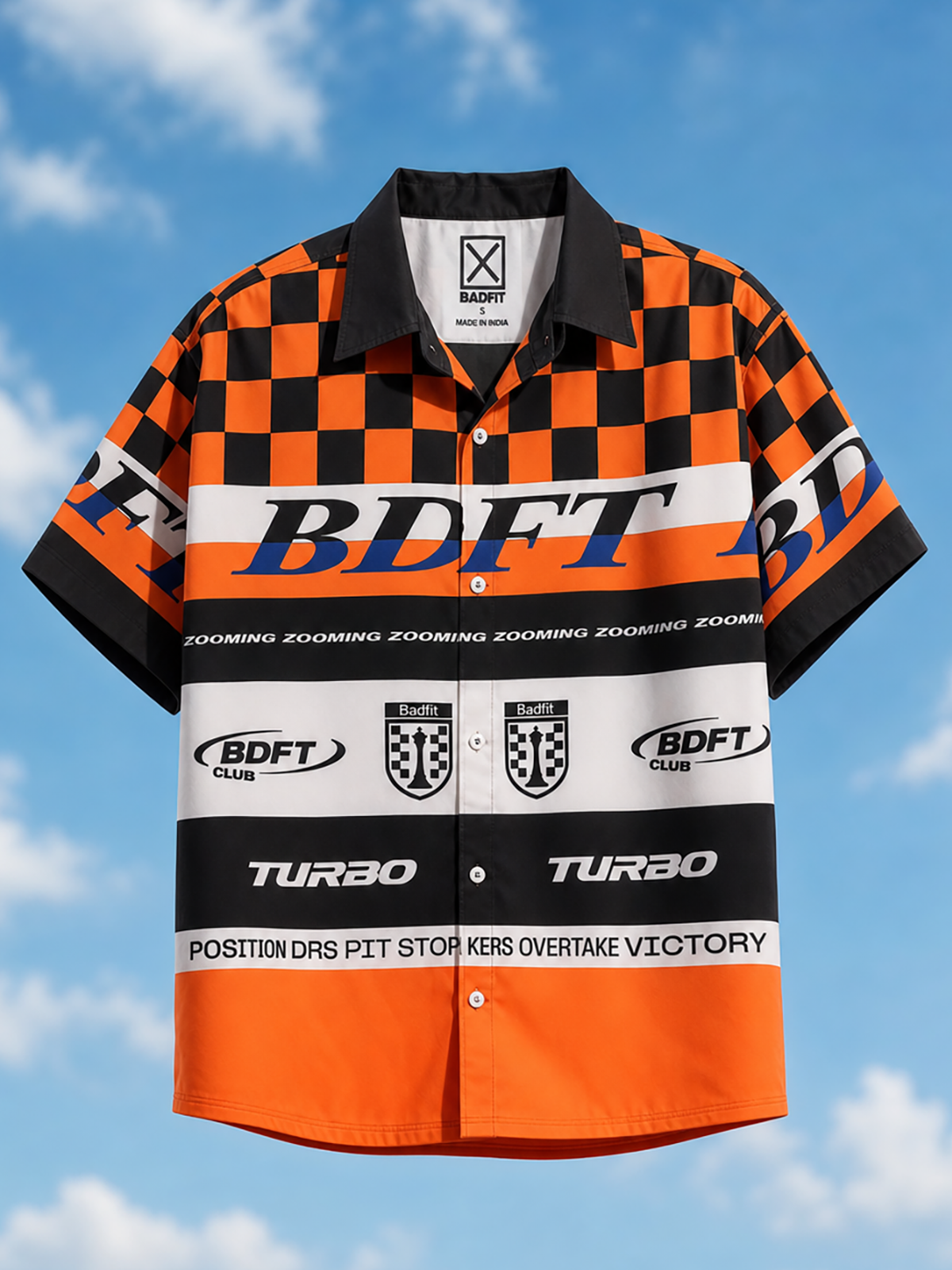 ORANGE TURBO SHIRT