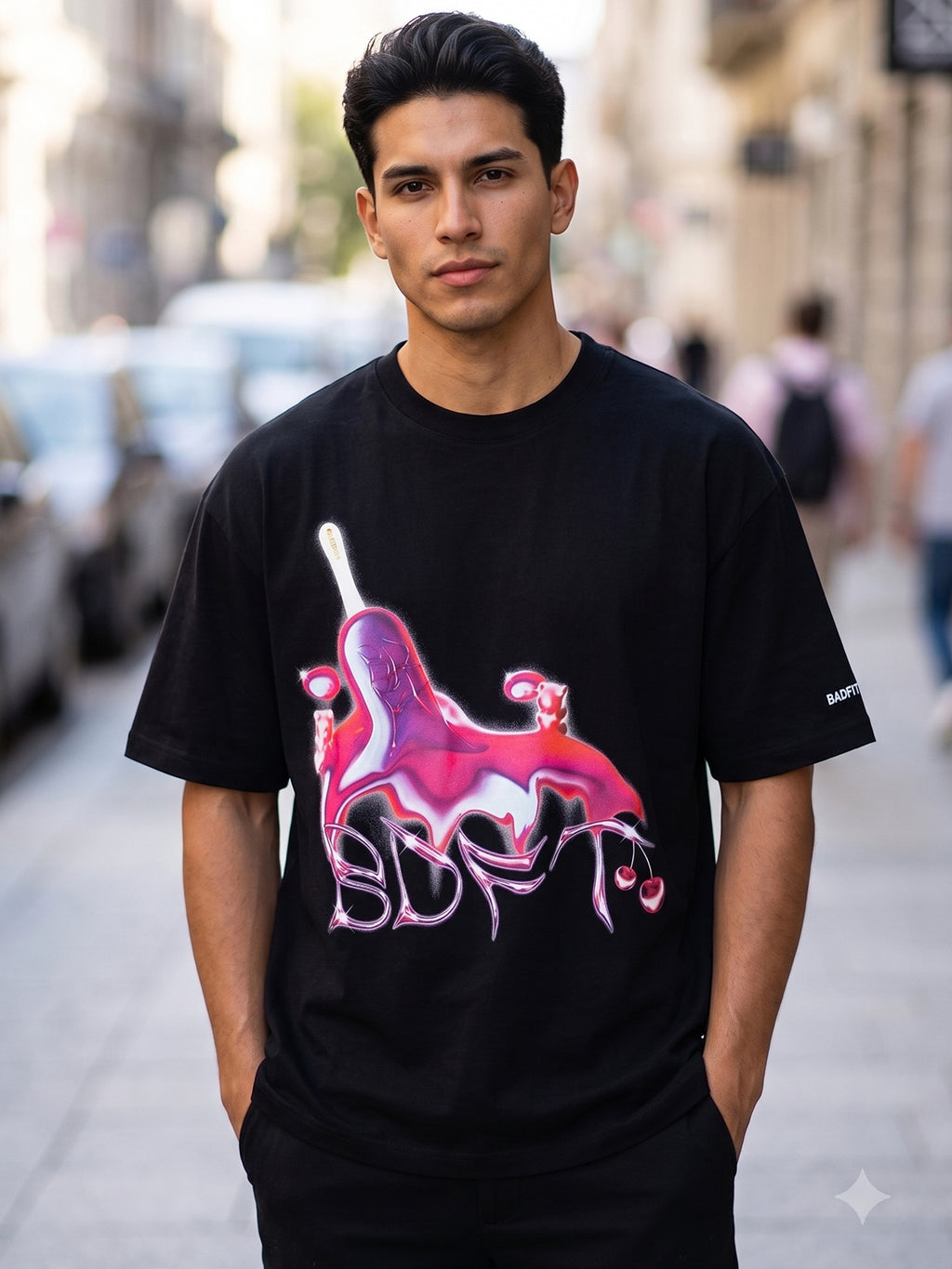ICE LOLLY T SHIRT BLACK