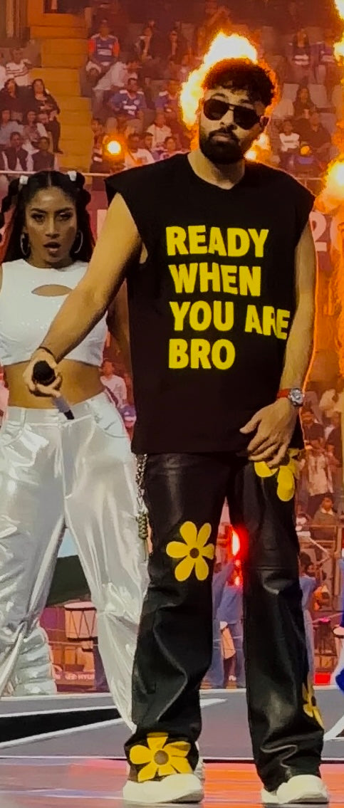 READY TANK TOP DESIGNED BY BADSHAH